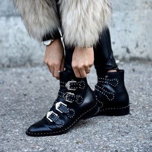 Lewis Buckle Boot - Givenchy Dupe